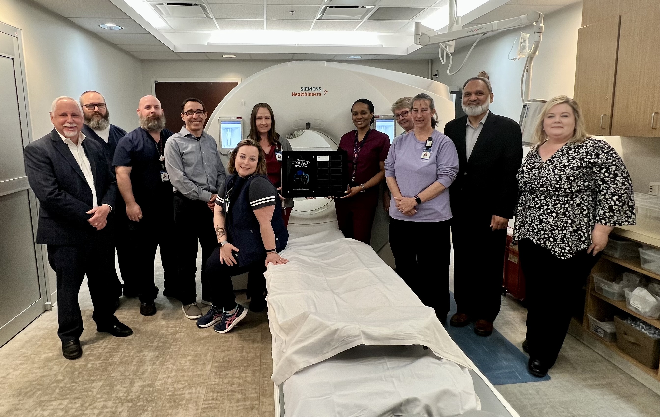 Medical Imaging of Fredericksburg Receives CT Quality Award For Excellence in Coronary CT Imaging