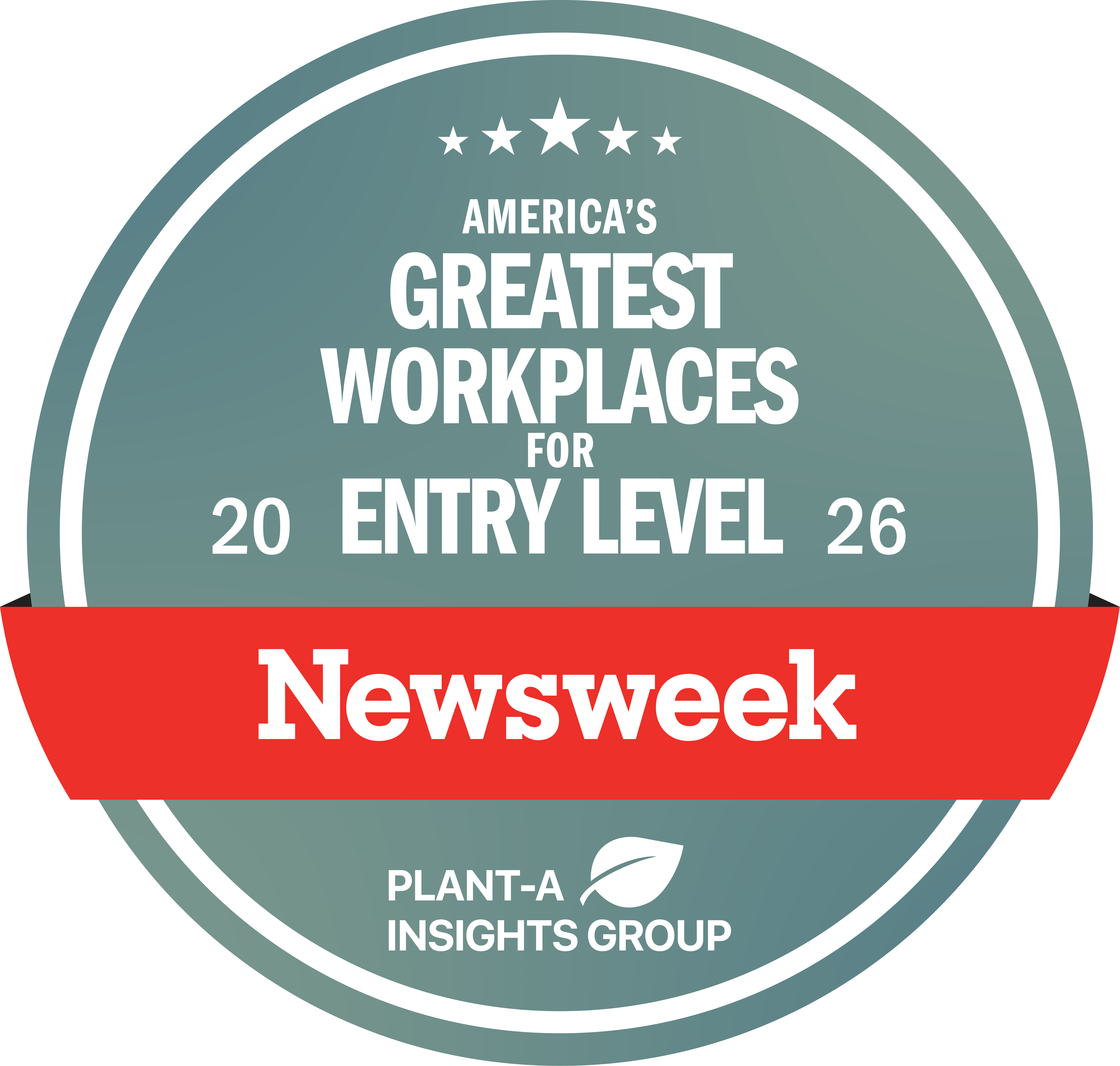America's Greatest Workplaces Entry Level 2026 logo