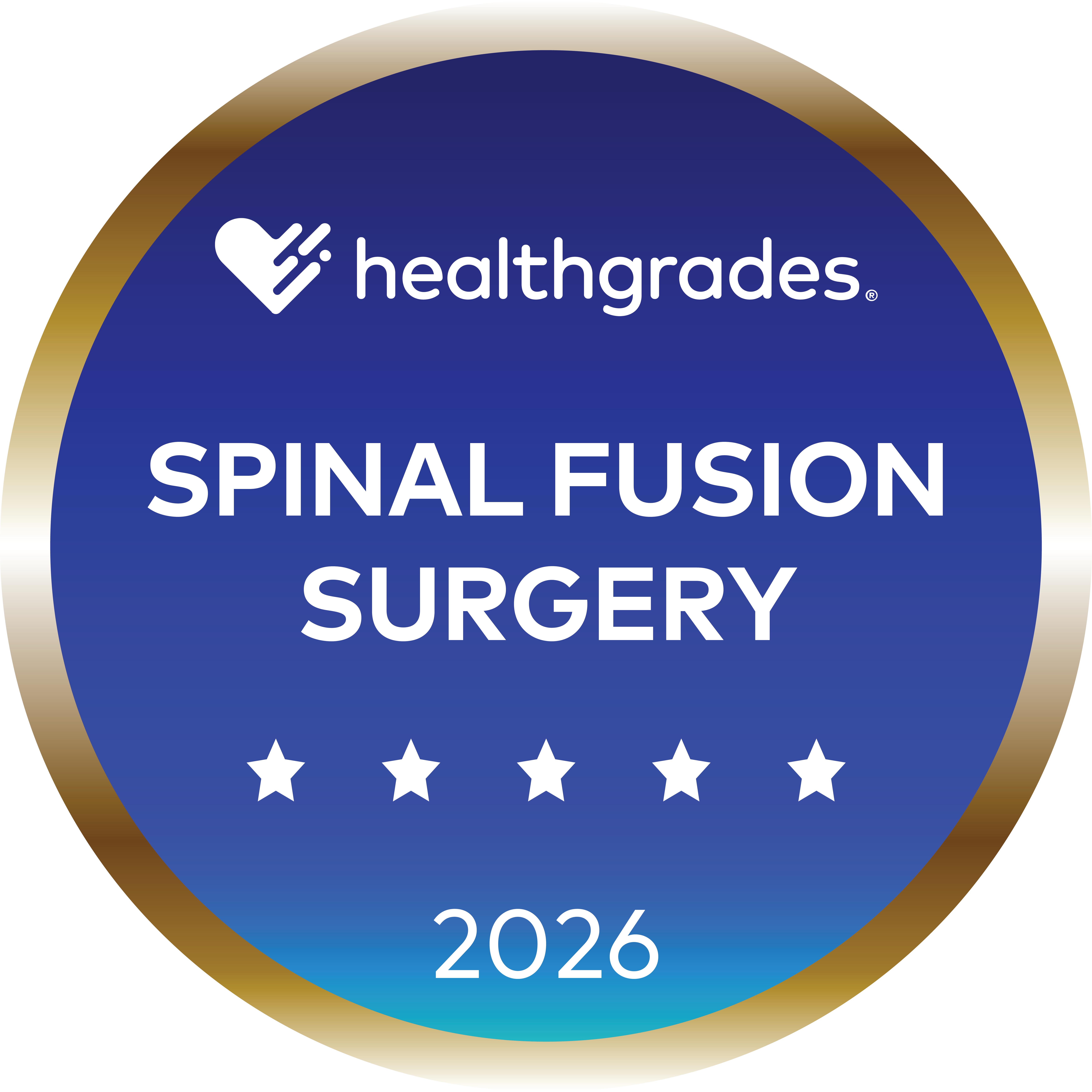 Healthgrades Outpatient Total Knee Replacement 5-star Award