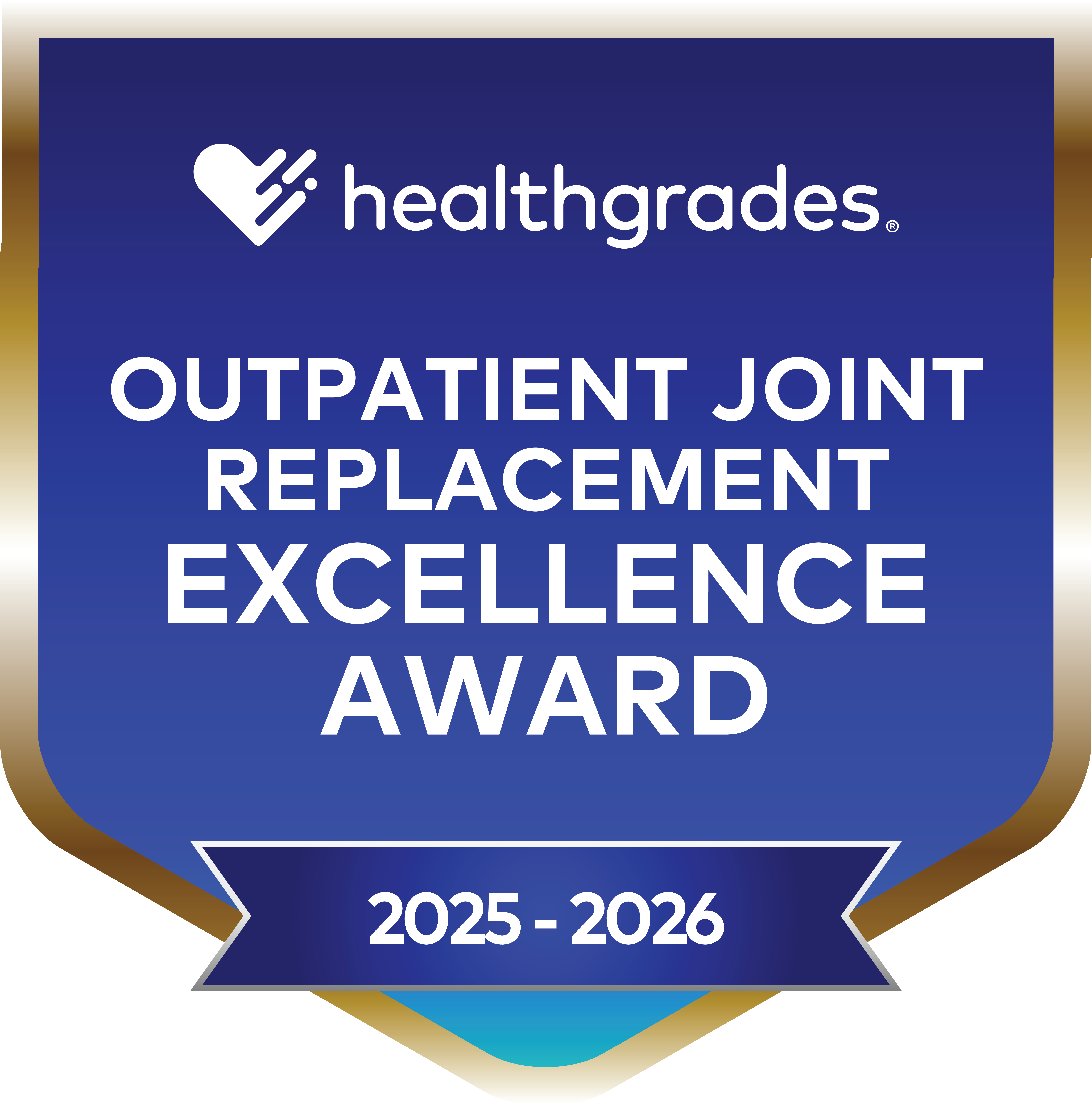 Healthgrades Outpatient Joint Replacement Excellence Award