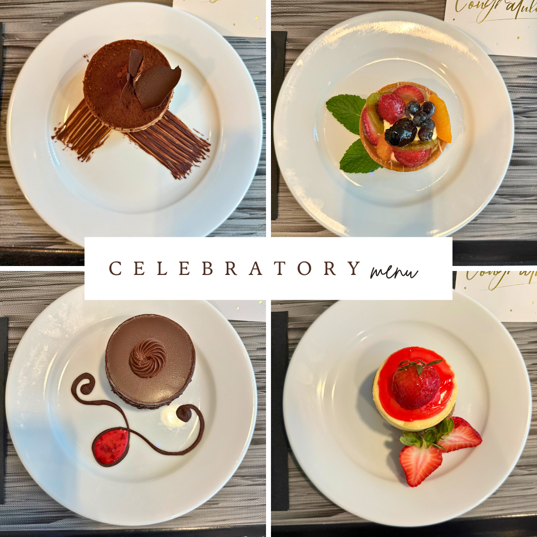 celebratory dessert