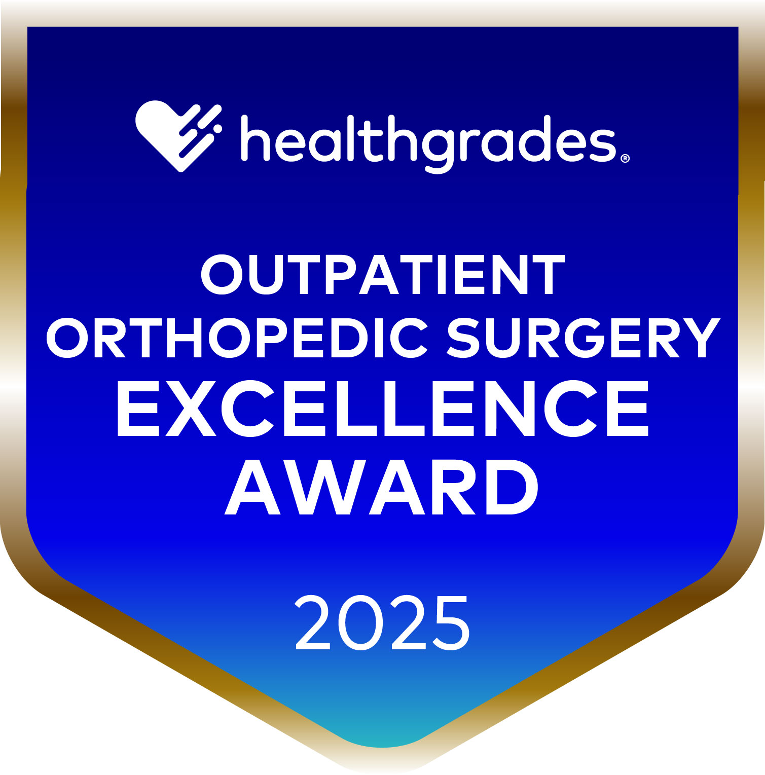 Healthgrades Outpatient Orthopedic Surgery Excellence Award