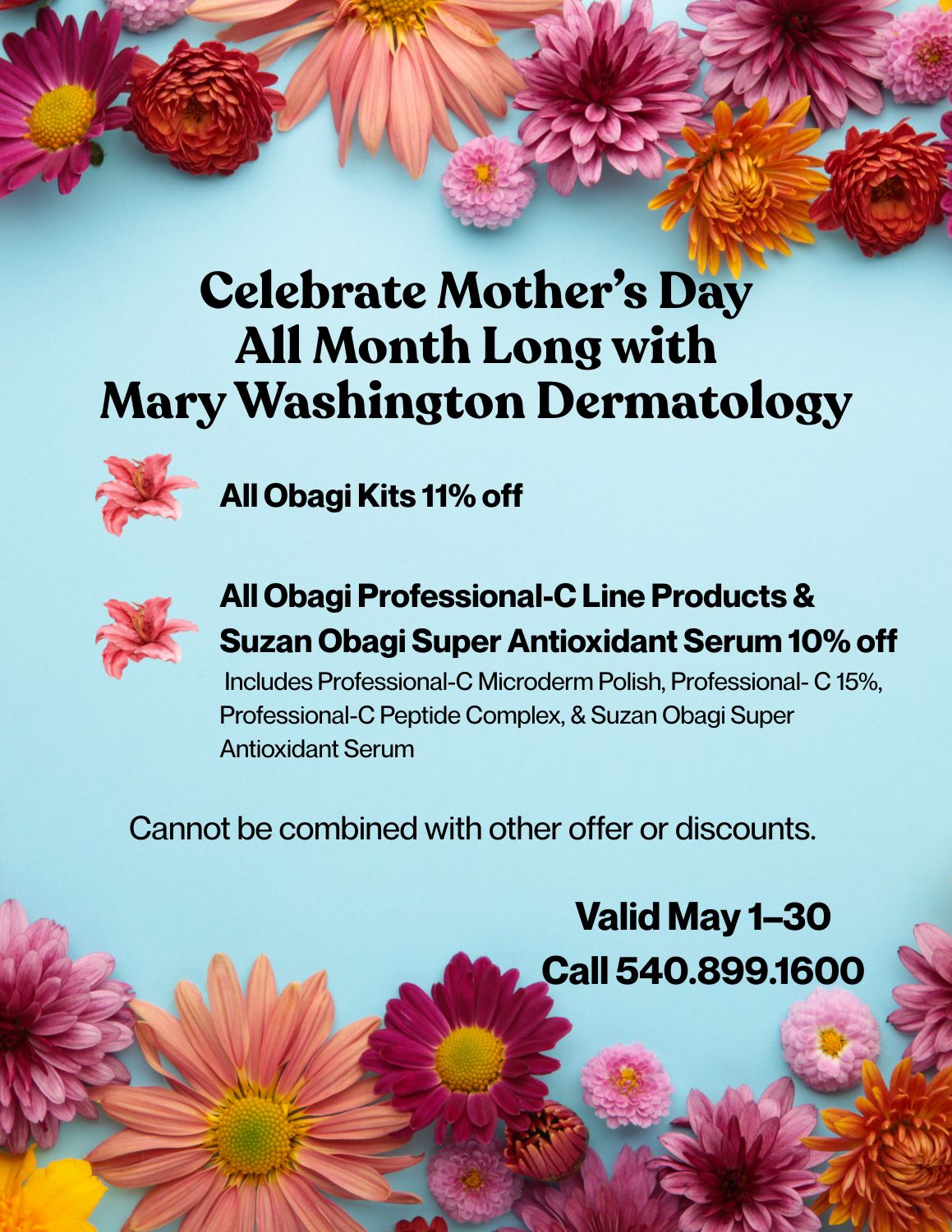 May Dermatology specials