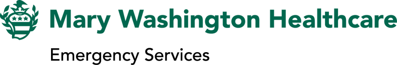 Mary Washington Healthcare emergency services logo