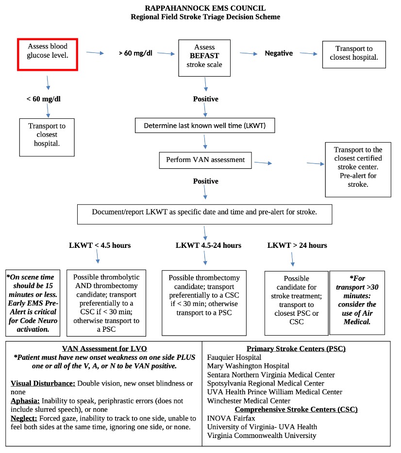REMS stroke protocol