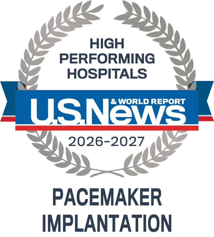 US News High Performing hospital pacemaker implantation