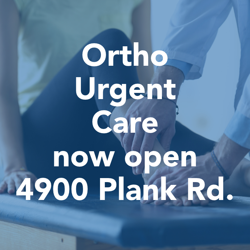 Ortho urgent care now open